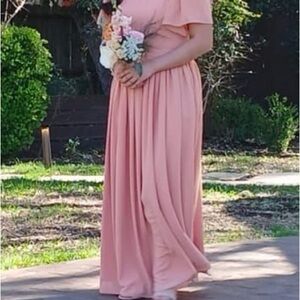 Ivy City Co Blush Maxi Dress